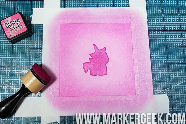 Stamping Bella Stamp It Saturday - Die Cut Masking & Distress Ink Backgrounds with Elaineabella