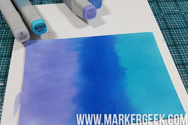 Stamping Bella Marker Geek Monday - Painting with Copic Various Ink Refills.