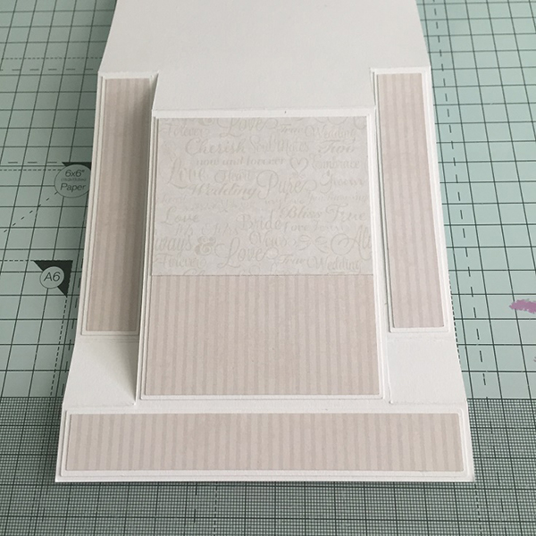 Stamping Bella DT Thursday Create a Centre Step Wedding Card with Sandiebella