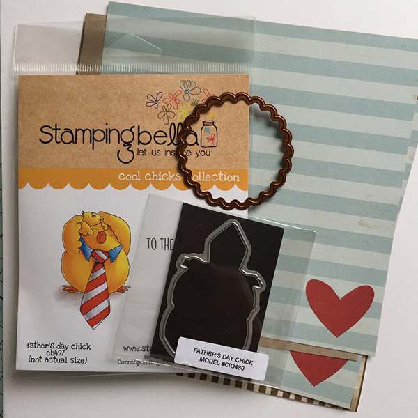 Stamping Bella DT Thursday: Create a Pocket Card for Father's Day with Sandiebella