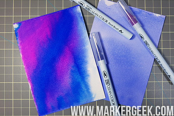 Stamping Bella Marker Geek Monday - Zig Clean Color Real Brush Pen Backgrounds