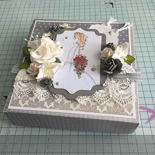 Stamping Bella DT Thursday Create an Upcycled Wedding Gift Box with Sandiebella