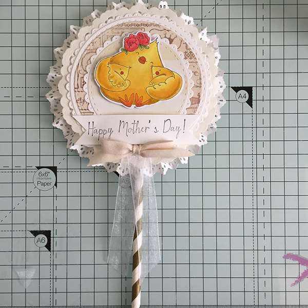 Stamping Bella DT Thursday - Create a Lollipop Card for Mother's Day with Sandiebella