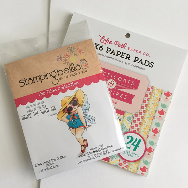 Stamping Bella DT Thursday: Create a Napkin Fold Card with Sandiebella!