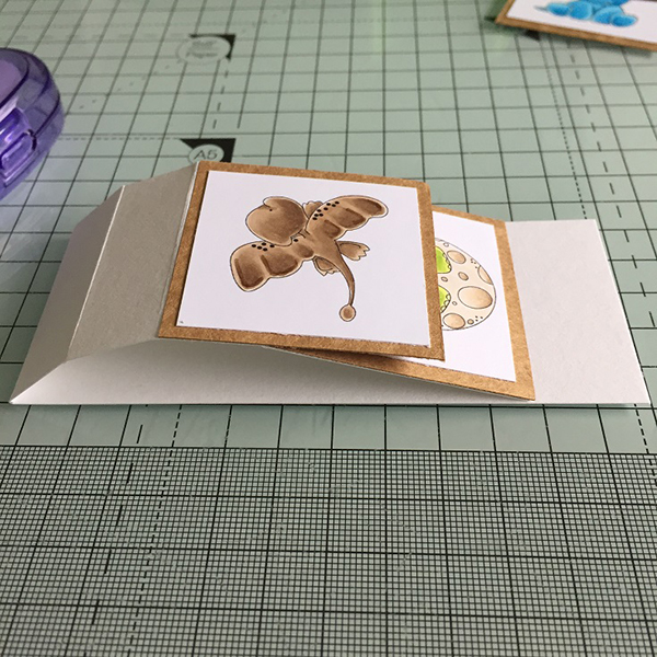 Stamping Bella DT Thursday: Create a Waterfall Dinosaur Card with Sandiebella!