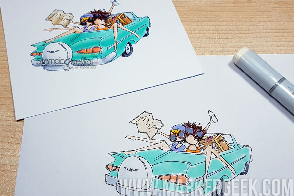 Marker Geek Monday Planning Your Colouring with Utown Girls Thelma & Louise Colouring Video