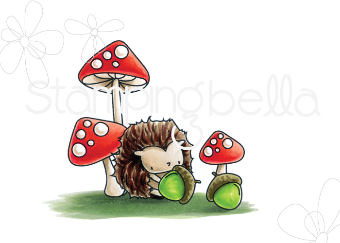 Stamping Bella SNEAK PEEK DAY 2 : THE LITTLES HEDGIE and his ACORNS 