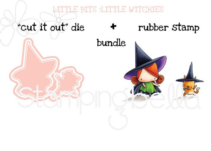 STAMPING BELLA SNEAK PEEK DAY 3- LITTLE BITS LITTLE WITCHIES BUNDLE