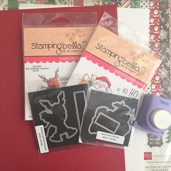 Stamping Bella DT Thursday Create a Festive Accordion Card with Sandiebella