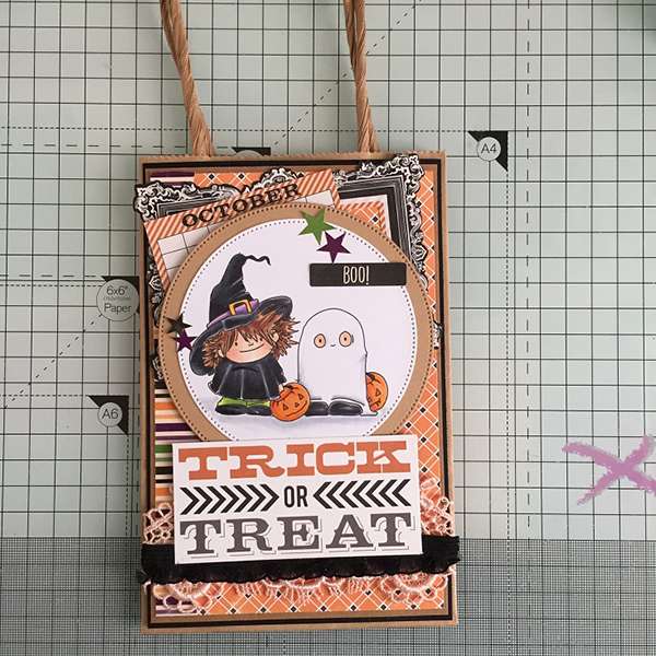 Stamping Bella DT Thursday: Create a Halloween Treat Bag with Sandiebella!