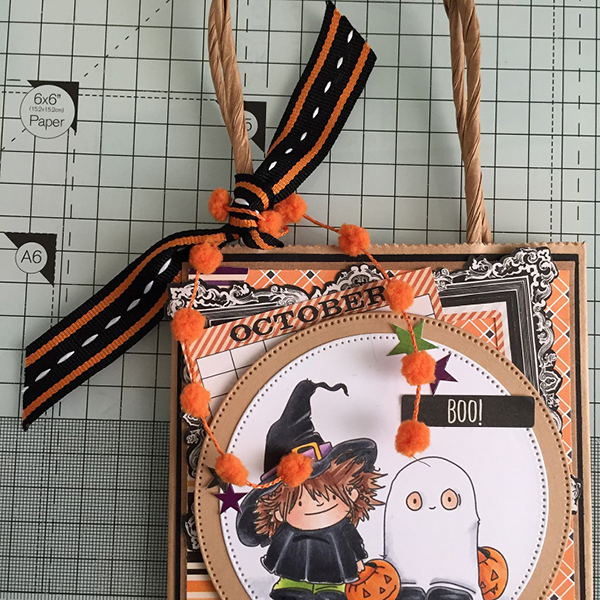 Stamping Bella DT Thursday: Create a Halloween Treat Bag with Sandiebella!