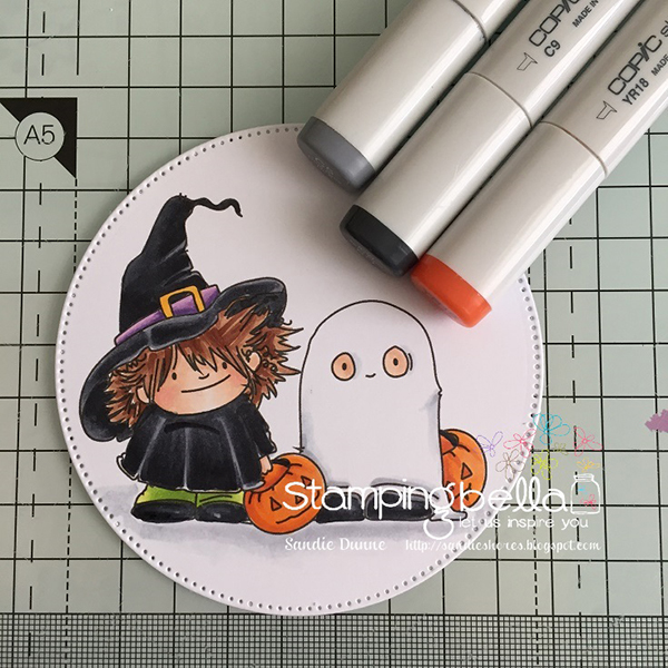 Stamping Bella DT Thursday: Create a Halloween Treat Bag with Sandiebella!