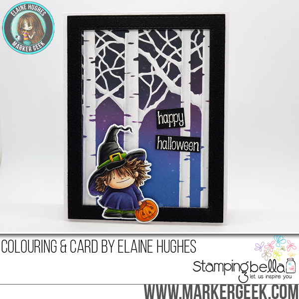 Stamping Bella -Marker Geek Monday: Create Eye-Catching Stencil Backgrounds Two Ways with Elaineabella