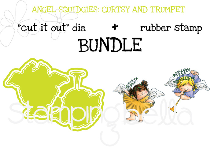 STAMPING BELLA BUNDLE: ANGEL SQUIDGIES CURTSY AND TRUMPET