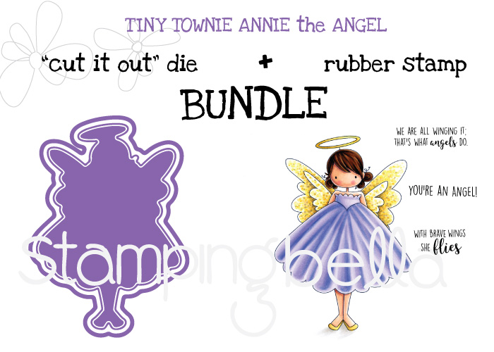 Stamping Bella WINTER/CHRISTMAS 2017 SNEAK PEEK- BUNDLE NAME:TINY TOWNIE ANNIE the ANGEL