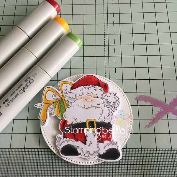 Stamping Bella DT Thursday: Create a Santa Candy Dispenser with Sandiebella!