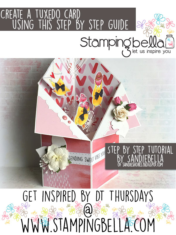 Stamping Bella DT Thursday - Create a Tuxedo Card with Sandiebella