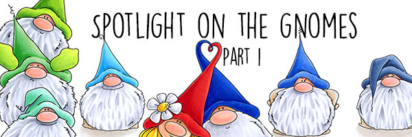 Stamping Bella Spotlight On The Gnomes Part 1 (card samples and videos)