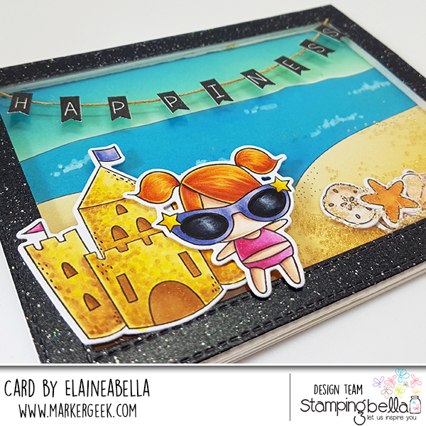 Marker Geek DT Thursday: Littles Summer Beach Scene Shaker Card with Video