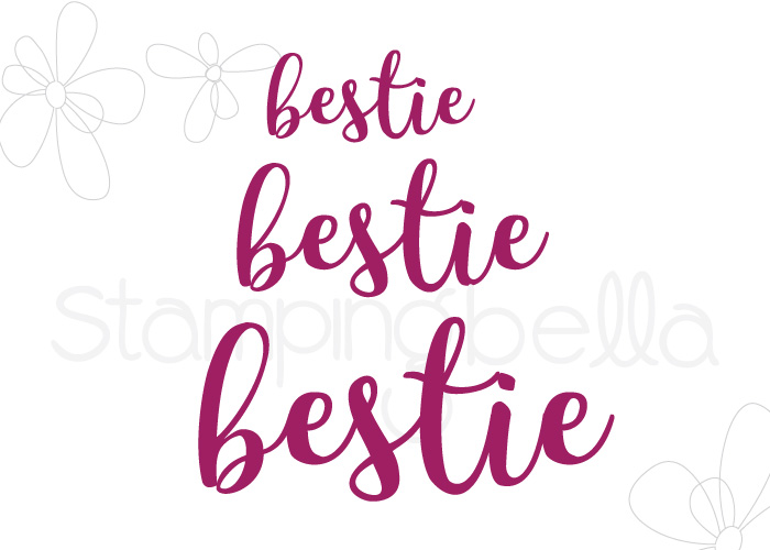 www.stampingbella.com: BESTIE "CUT IT OUT" DIE SET