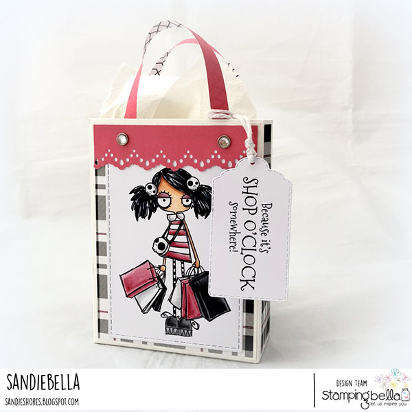 Stamping Bella DT Thursday: Create an Oddball Shopper Gift Bag with Sandiebella!