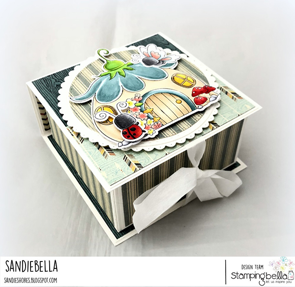 Stamping Bella DT Thursday: Create a Fairy House Gift Box with Sandiebella!