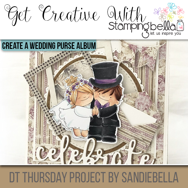 Stamping Bella DT Thursday: Create a Squidgy Wedding Purse Album with Sandiebella!