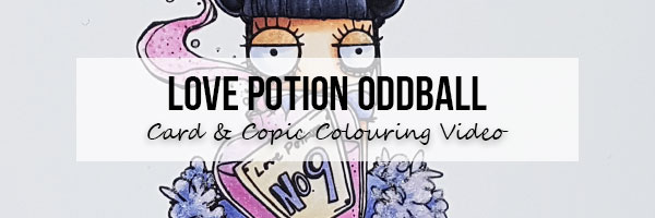 Stamping Bella Love Potion Oddball Card & Copic Colouring Video