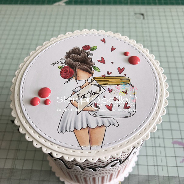 Stamping Bella DT Thursday: Create a Roundy Candy Box with Sandiebella!