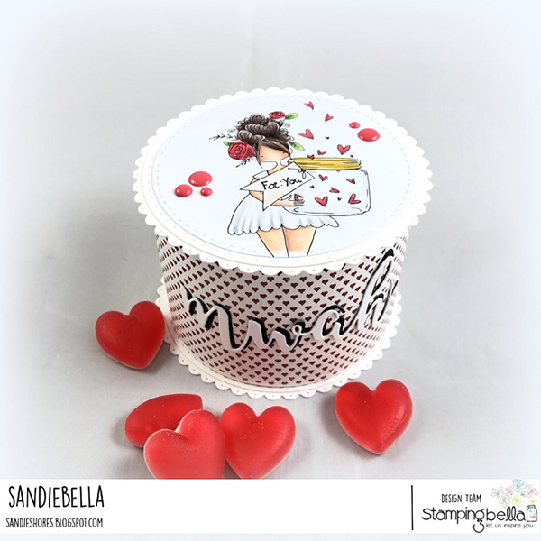 Stamping Bella DT Thursday: Create a Roundy Candy Box with Sandiebella!