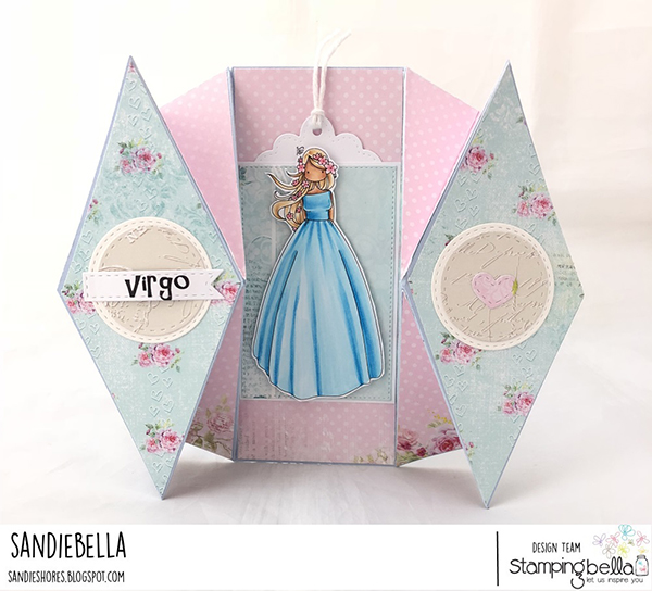 Stamping Bella DT Thursday: Create a Double Diamond Card with Sandiebella!