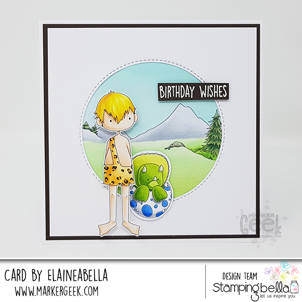 Stamping Bella: Wonderful Wednesday: Dinos & Cave Kids Cards & Colouring Videos