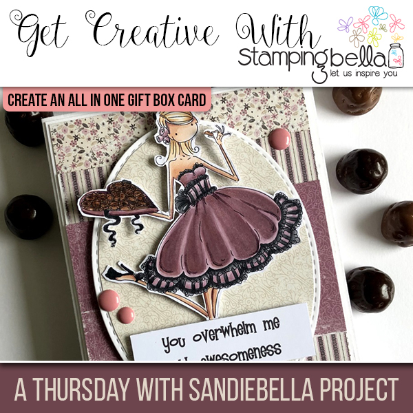 Stamping Bella: Thursday with Sandiebella - Create an All in One Gift Box Card