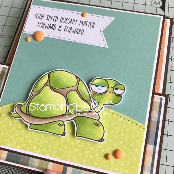 Stamping Bella: Thursday with Sandiebella - Create an Upright Z-Fold Card