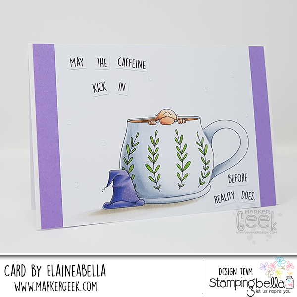 Wonderful Wednesday: Caffeinated Gnome Card & Copic Colouring Video