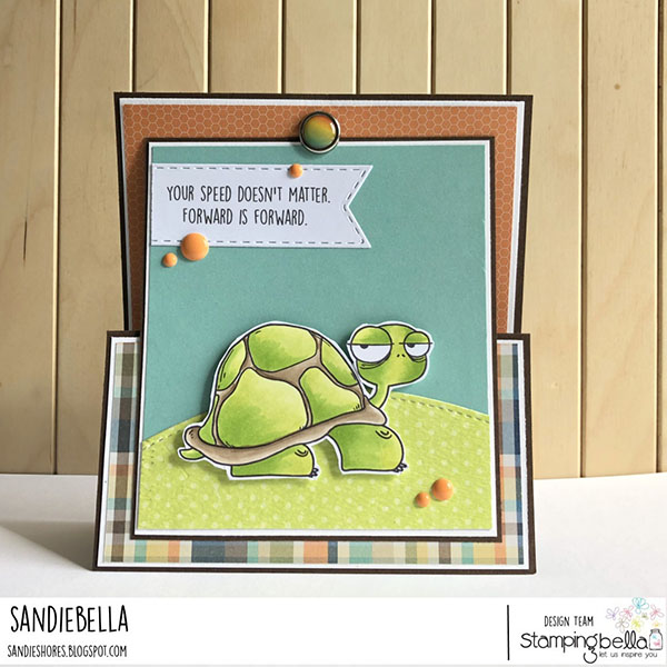 Stamping Bella: Thursday with Sandiebella - Create an Upright Z-Fold Card