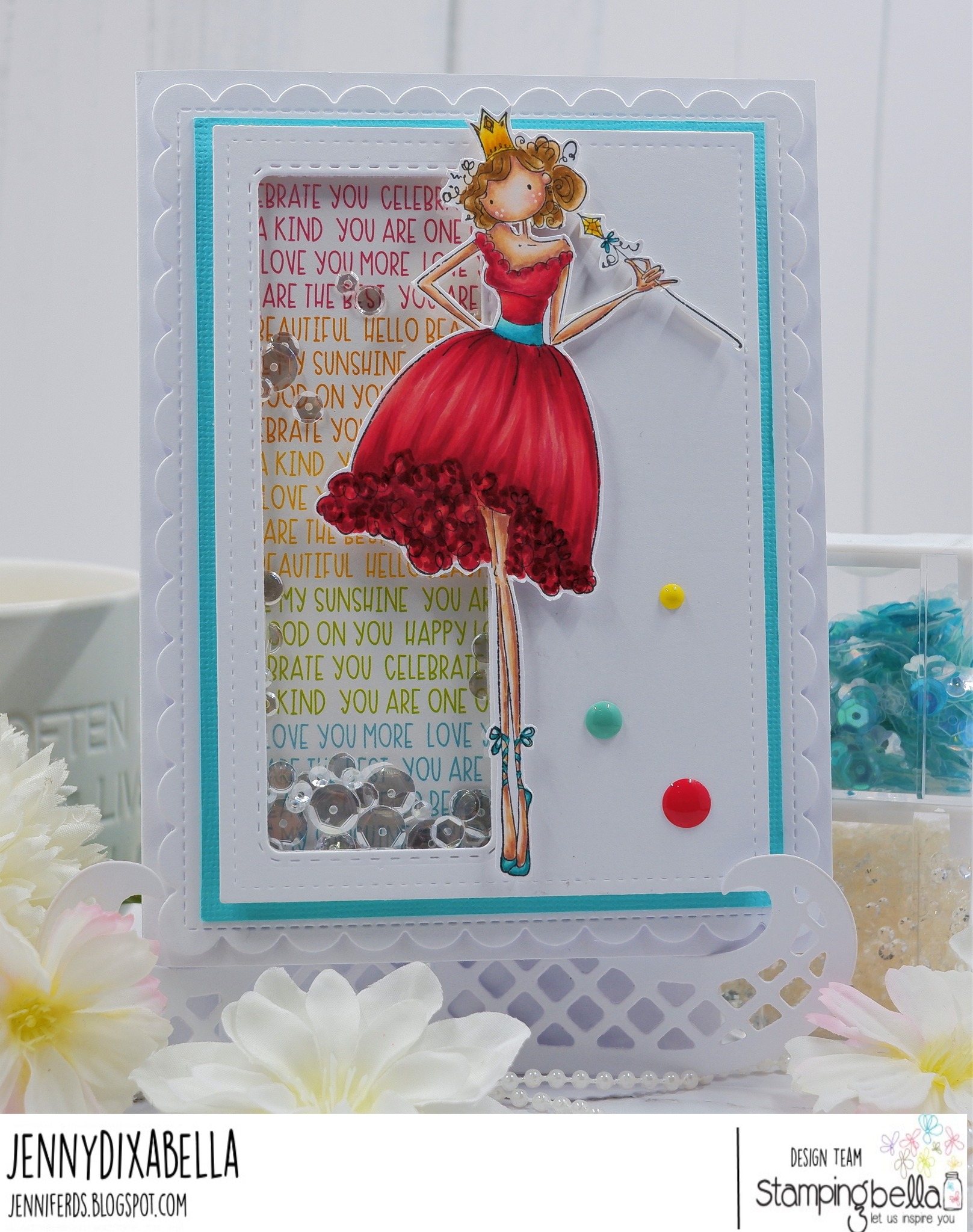 www.stampingbella.com: rubber stamp used:  UPTOWN GIRL FAITH card by Jenny Dix