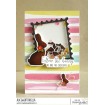 CHOCOLATE BUNNIES RUBBER STAMPS (set of 4 rubber stamps)