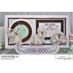 DONKEY TRIO STUFFIES RUBBER STAMPS (includes 4 stamps)