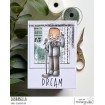 ODDBALL MARTIN RUBBER STAMP SET (includes 2 sentiment stamps)