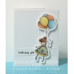 Tiny Townie BLOSSOM loves BALLOONS (includes sentiment shown)