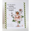 tiny townie PAMELA THE POINSETTIA (set of 2 rubber stamps)