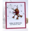 RUDOLPH the SKATING REINDEER (includes 2 rubber stamps)