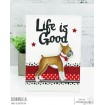 BOXER AND DALMATIAN RUBBER STAMP SET (includes 2 stamps)