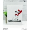 BOXER AND DALMATIAN RUBBER STAMP SET (includes 2 stamps)