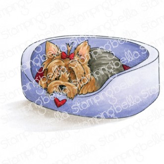 YORKIE RUBBER STAMP