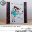 EDNA the EVERYTHING Fairy  (set of 6 CLING MOUNTED rubber stamps)