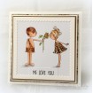 CAVE COUPLE (Cling mounted RUBBER STAMPS)