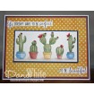 CACTI rubber stamps (set of 6 rubber stamps)