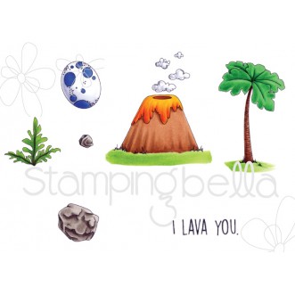 CAVE KIDS ADD ONS  STAMPS (set of 11 CLING MOUNTED rubber stamps)